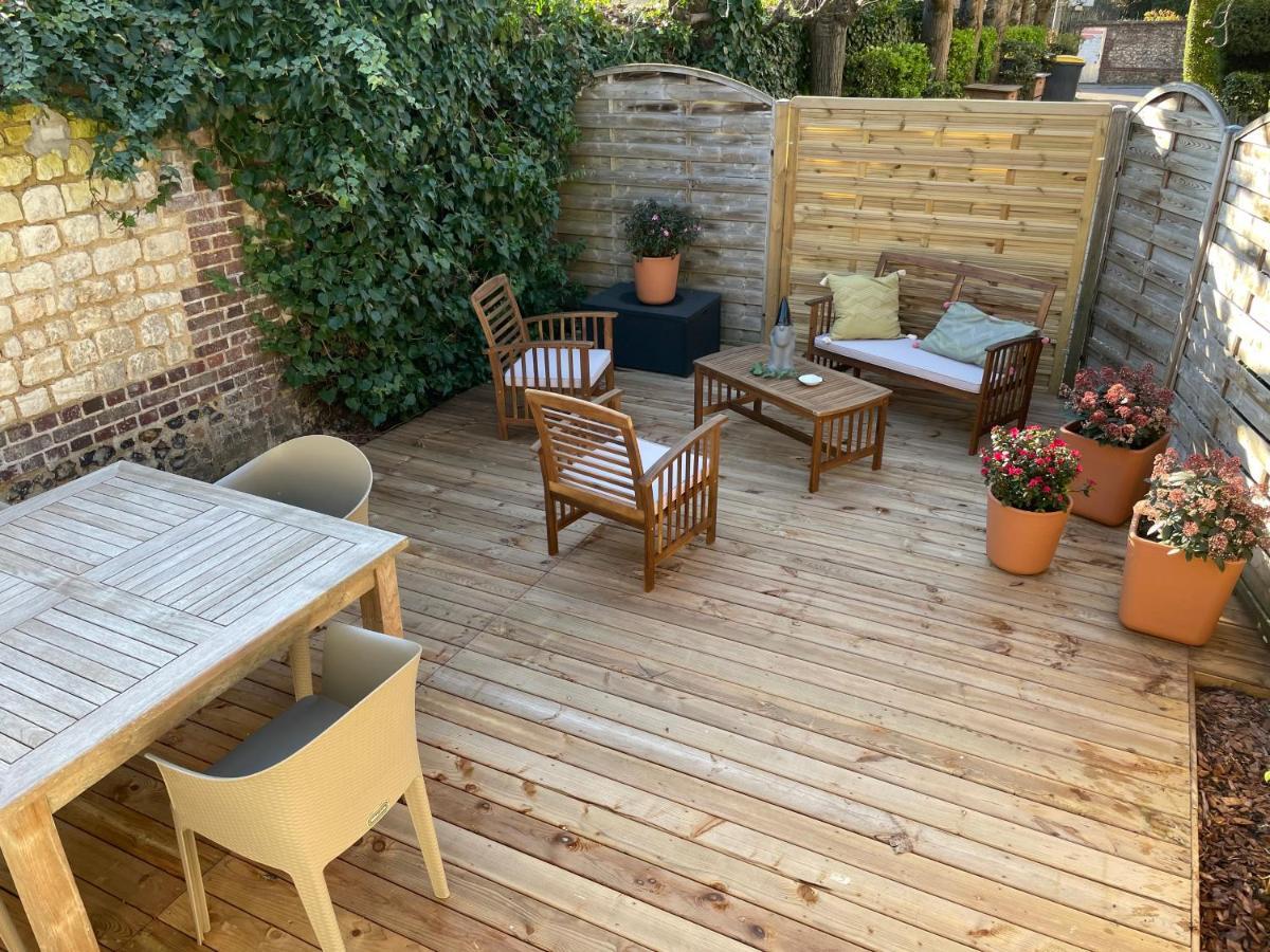 Le 102, Maison Avec Terrasse Et Parking Gare De רואן מראה חיצוני תמונה