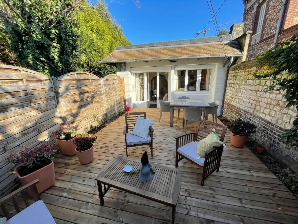Le 102, Maison Avec Terrasse Et Parking Gare De רואן מראה חיצוני תמונה
