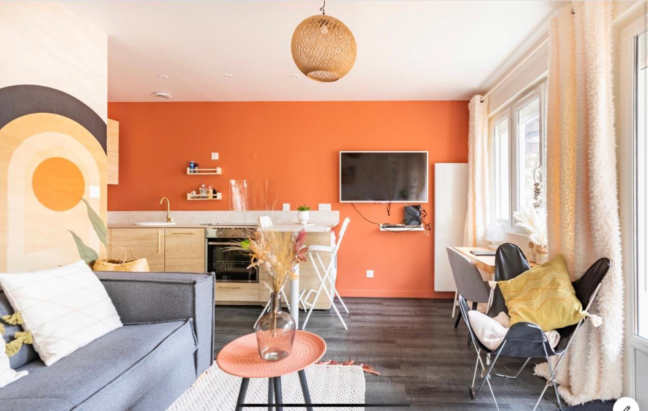 Le 102, Maison Avec Terrasse Et Parking Gare De רואן מראה חיצוני תמונה